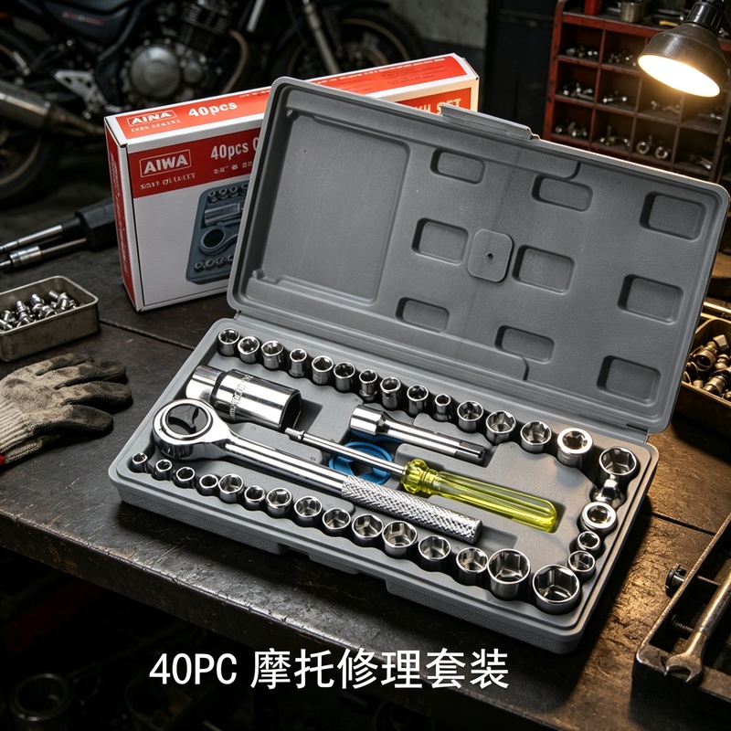 Car Workshop Tools And Equipment - Set di Chiavi a Bussola per