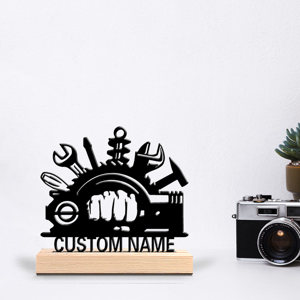 Workshop Tools With Name - 1 Pezzo Strumento da Officina, Statua