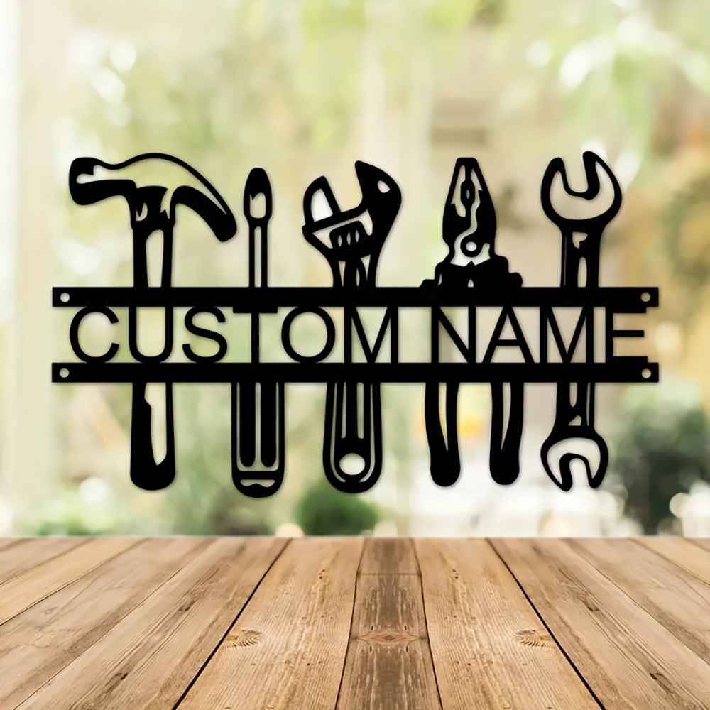 Workshop Tools With Name - Nome personalizzato Design di strumenti artistici