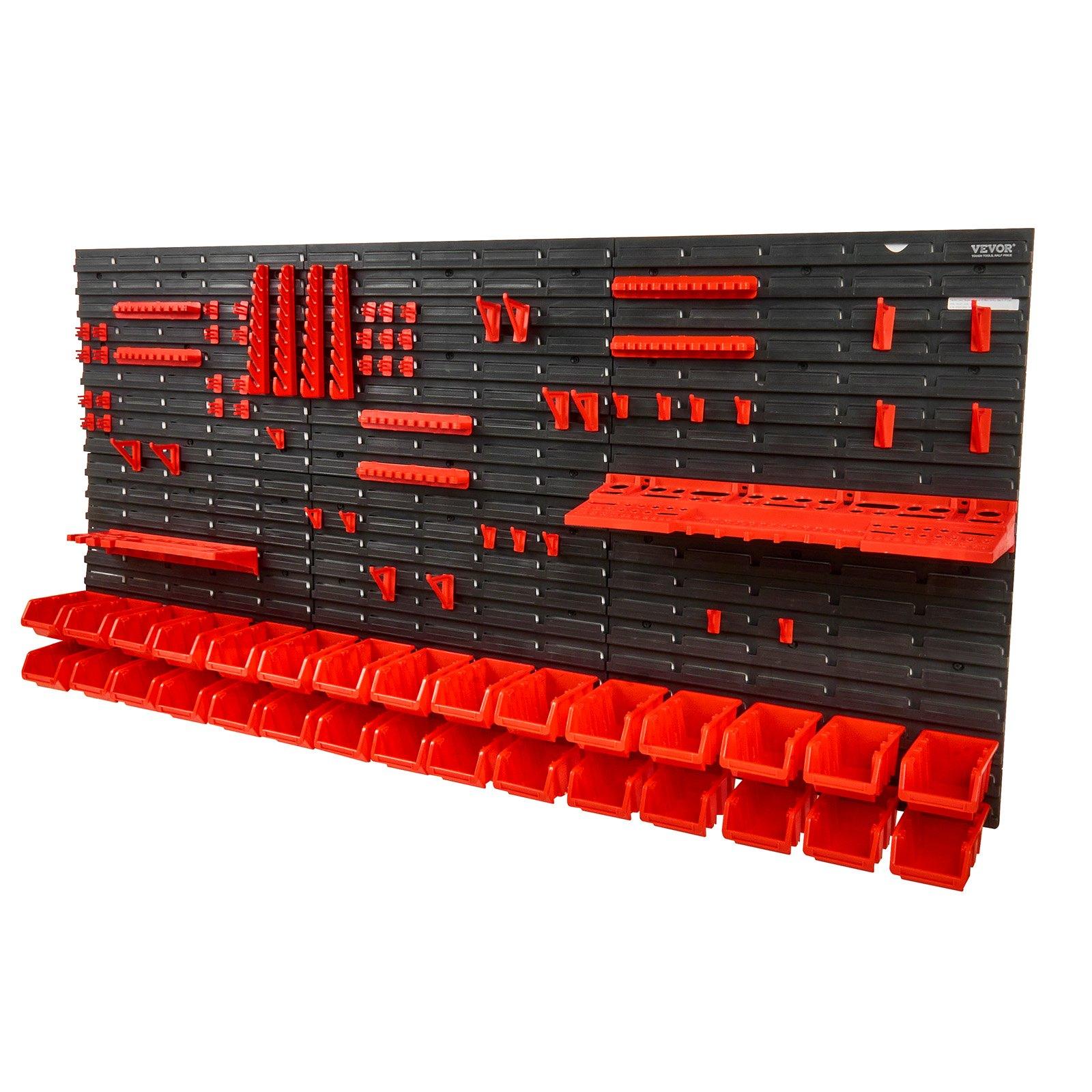 Workshop Tools Shelf - Organizzatore da Parete con 30 Scomparti