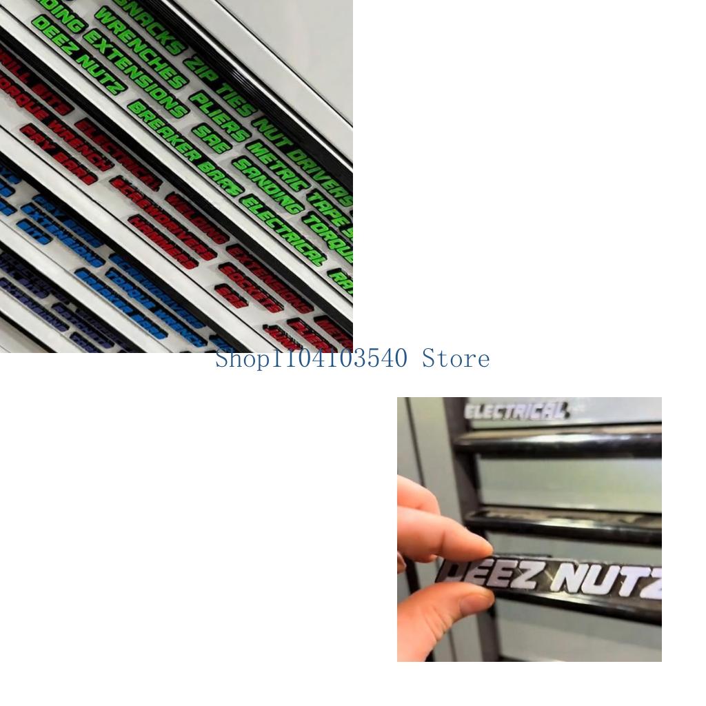 Workshop Tools With Name - 02DC Etichette per per attrezzi da