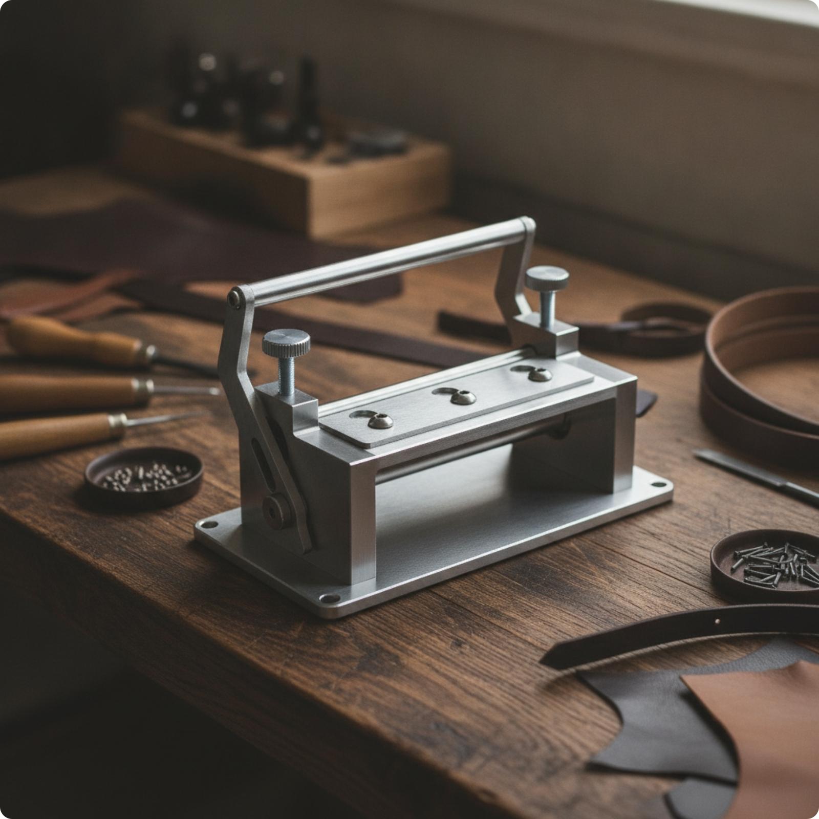 Tools Use In The Workshop - Macchina Spellicolatrice per Pelle in Metallo