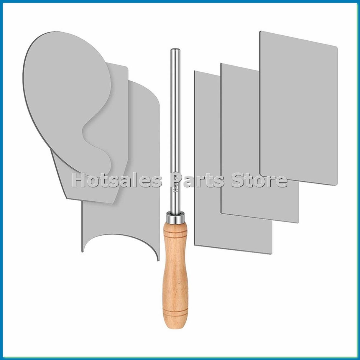 Card Scraper Cabinet - Set di Raschietti e Lucidatori per