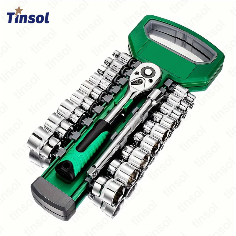 Car Workshop Tools And Equipment - TINSOL Set Chiavi a Cricchetto da