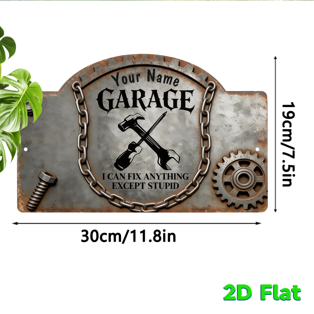 Insegna in Metallo Vintage Per - Workshop Tools With Name recensione e prezzo