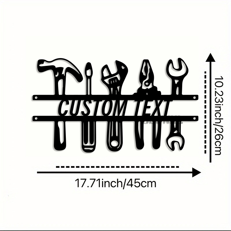 Arte da parete in ferro in sti - Workshop Tools With Name recensione e prezzo