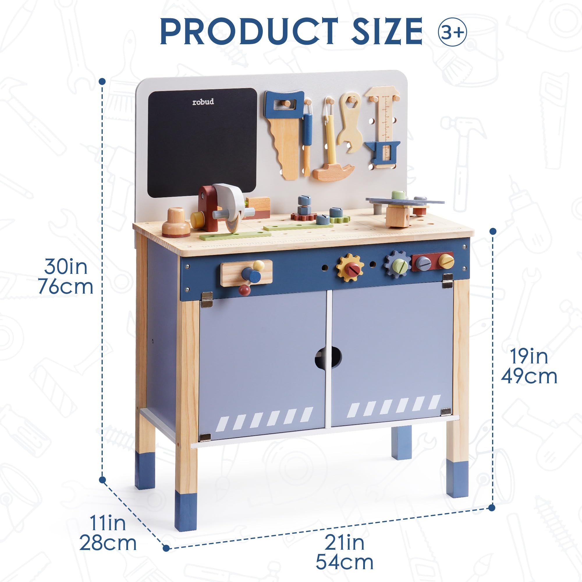 ROBUD Banco da Lavoro in Legno - Tools Workshop For Kids recensione e prezzo