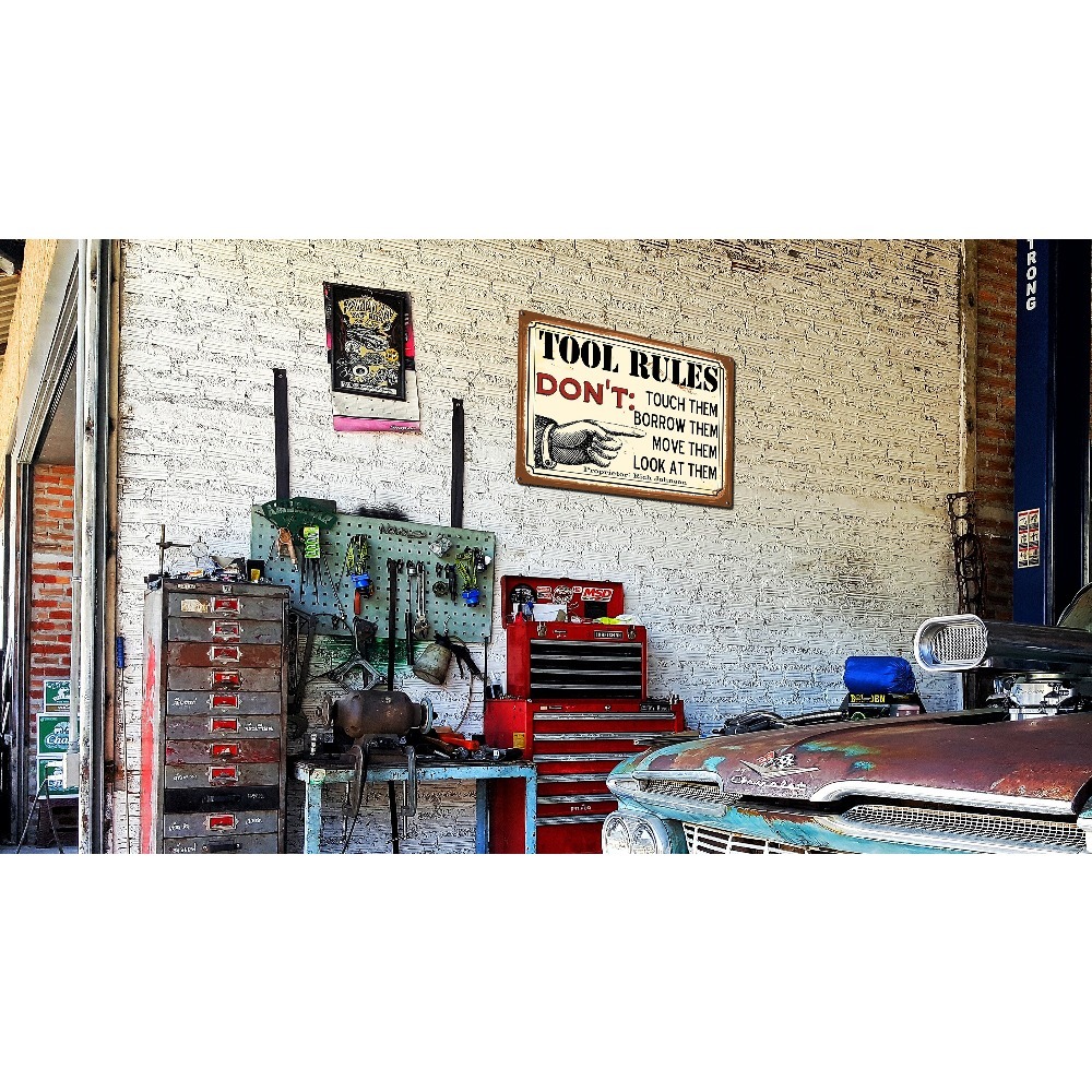 1 pezzo Targhetta in Metallo P - Workshop Tools With Name recensione e prezzo