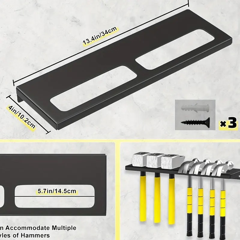 Supporto da Parete in Metallo  - Workshop Tools Hammer recensione e prezzo